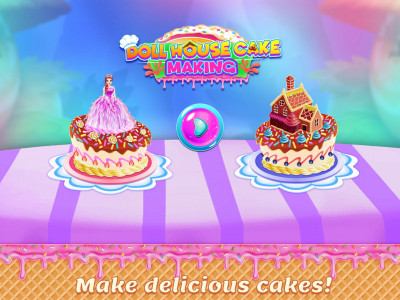 اسکرین شات بازی Doll House Cake Maker Game 8