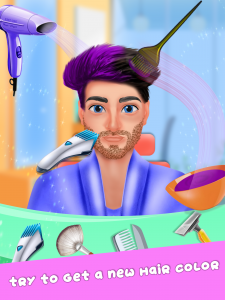اسکرین شات بازی Barber Salon Beard & Hair Game 1
