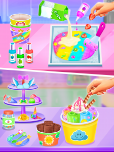 اسکرین شات برنامه Ice Cream Cone-Ice Cream Games 4