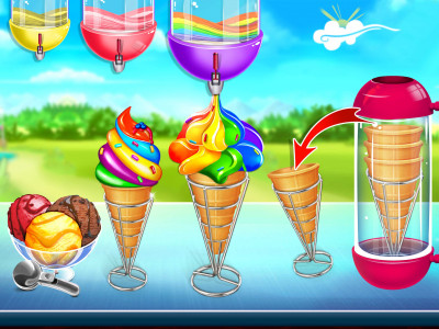 اسکرین شات برنامه Ice Cream Cone-Ice Cream Games 5