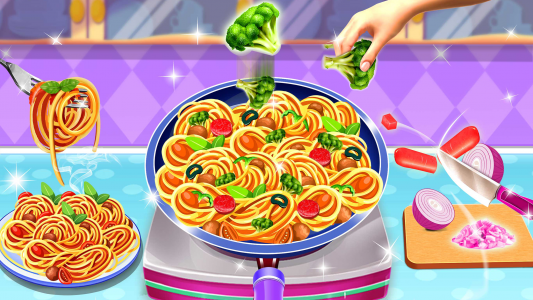 اسکرین شات برنامه Make Pasta Cooking Girls Games 3