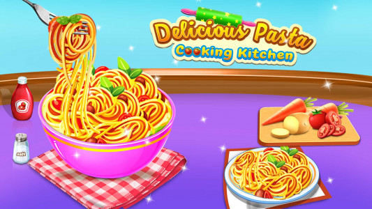 اسکرین شات برنامه Make Pasta Cooking Girls Games 4