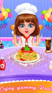 اسکرین شات برنامه Make Pasta Cooking Girls Games 6