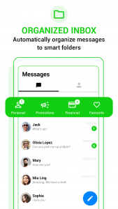 اسکرین شات برنامه Messenger SMS - Text messages 2