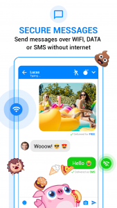 اسکرین شات برنامه Messenger SMS - Text messages 1