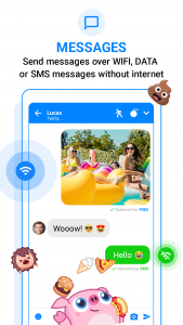 اسکرین شات برنامه Messenger SMS - Text messages 1