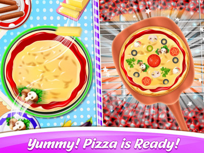 اسکرین شات برنامه Bake Pizza Game- Cooking game 4