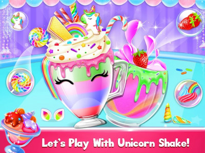 اسکرین شات برنامه Unicorn Milkshake Maker Chef 8