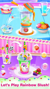 اسکرین شات بازی Unicorn icy slush maker Game 5