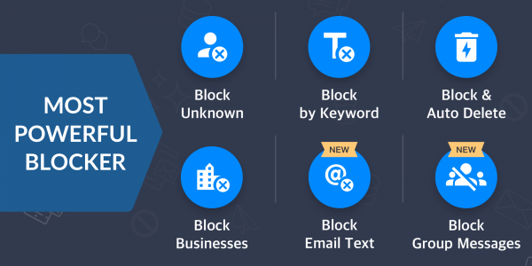 اسکرین شات برنامه Mezo - Spam Blocker, SMS Block 2