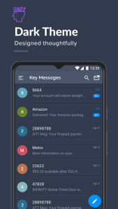 اسکرین شات برنامه Key Messages: Spam SMS Blocker 7