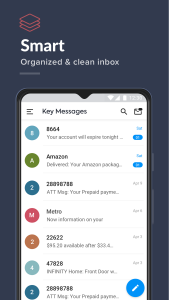اسکرین شات برنامه Key Messages: Spam SMS Blocker 3