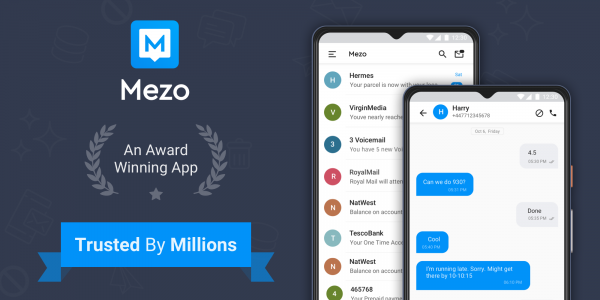 اسکرین شات 1 برنامه Spam Blocker, SMS - Mezo AI