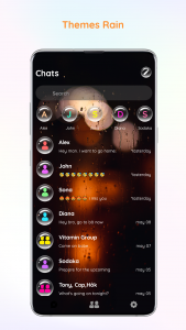 اسکرین شات برنامه Messenger Color - SMS 4