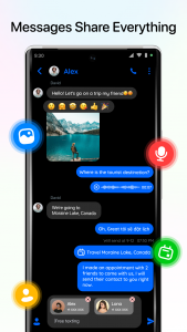 اسکرین شات برنامه Messenger: Text Messages, SMS 8