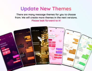 اسکرین شات برنامه Messenger Color - SMS 8
