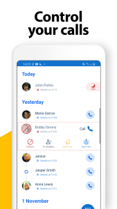 اسکرین شات 3 برنامه Call Blocker - Block Numbers