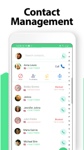 اسکرین شات 5 برنامه Call Blocker - Block Numbers