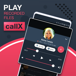 اسکرین شات برنامه Call Recorder - callX 2