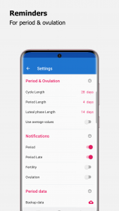 اسکرین شات برنامه Period Tracker Bloom 7