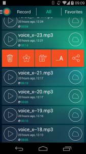 اسکرین شات برنامه Voice Recorder - Dictaphone 5