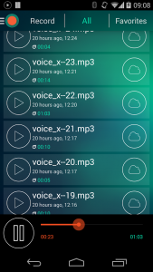 اسکرین شات برنامه Voice Recorder - Dictaphone 4
