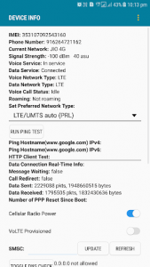 اسکرین شات برنامه 4G LTE/3G Network Secret Setting 4