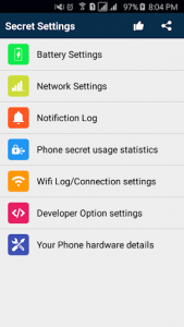 اسکرین شات برنامه 4G LTE/3G Network Secret Setting 1