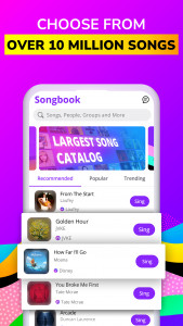 اسکرین شات 2 برنامه Smule: Sing Karaoke & Music