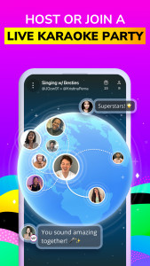 اسکرین شات 4 برنامه Smule: Sing Karaoke & Music