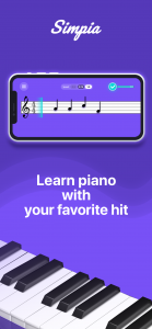 اسکرین شات بازی Simpia: Learn Piano Fast 1