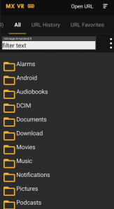 اسکرین شات 7 برنامه MXVR Player - 360 ° VR