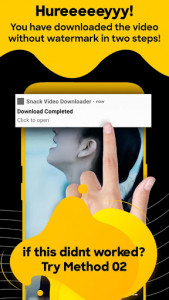 اسکرین شات برنامه Video Downloader for Snack without watermark 2
