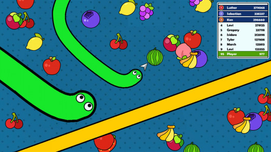 اسکرین شات 2 بازی Snake Doodle - Worm .io Game