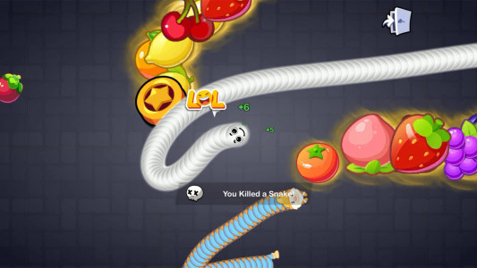 اسکرین شات بازی Worms Merge: idle snake game 4