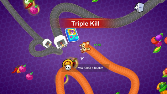 اسکرین شات 6 بازی Worms Merge: idle snake game