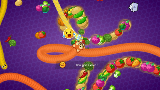 اسکرین شات بازی Worms Merge: idle snake game 7