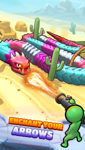 اسکرین شات 3 بازی Snake Shooter: Tower Battle