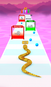 اسکرین شات بازی Snake Run Race・Fun Worms Games 4