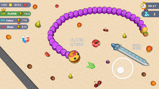 اسکرین شات 6 بازی Worms .io Hungry Game