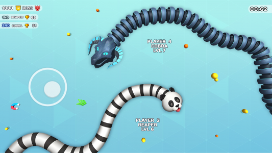 اسکرین شات بازی Worms Clash - Snake Games 3