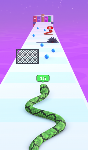 اسکرین شات بازی Snake Run Race・Fun Worms Games 3