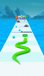 اسکرین شات بازی Snake Run Race・Fun Worms Games 5