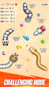اسکرین شات 2 بازی Worms .io Hungry Game