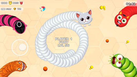 اسکرین شات 6 بازی Worms .io Hungry Game