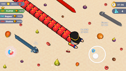 اسکرین شات 5 بازی Worms .io Hungry Game