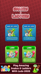اسکرین شات بازی Snakes and Ladders - Ludo Game 1