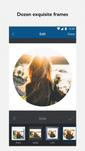 اسکرین شات 3 برنامه InFrame - Photo Editor & Frame