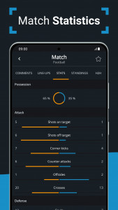 اسکرین شات 4 برنامه Livescore by SoccerDesk
