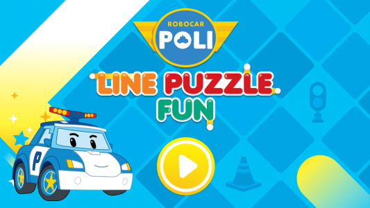 اسکرین شات بازی Robocar poli: LinePuzzle Fun 1